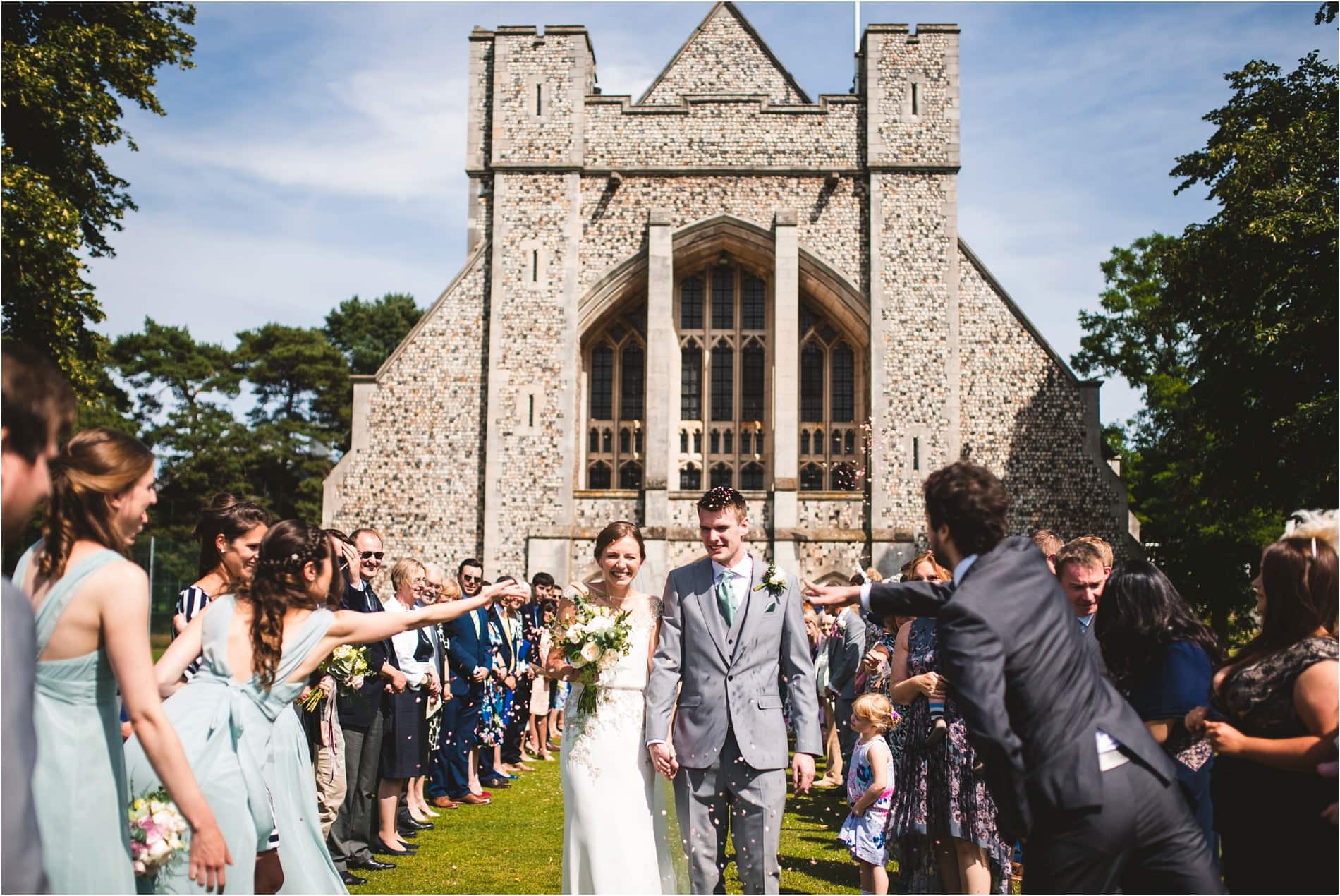 Greshams school wedding