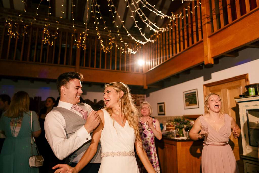 a chaucer barn wedding