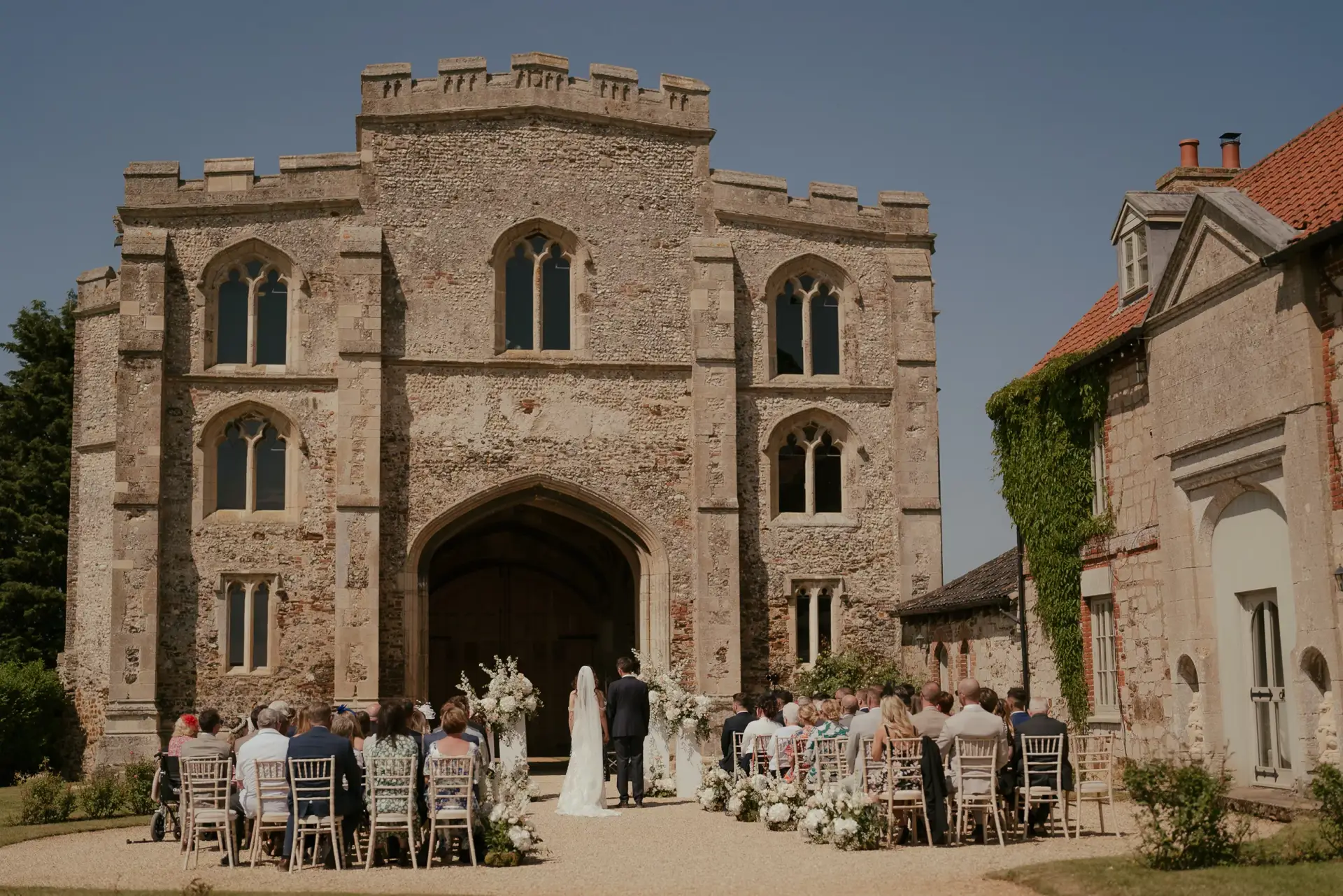 Pentney abbey wedding